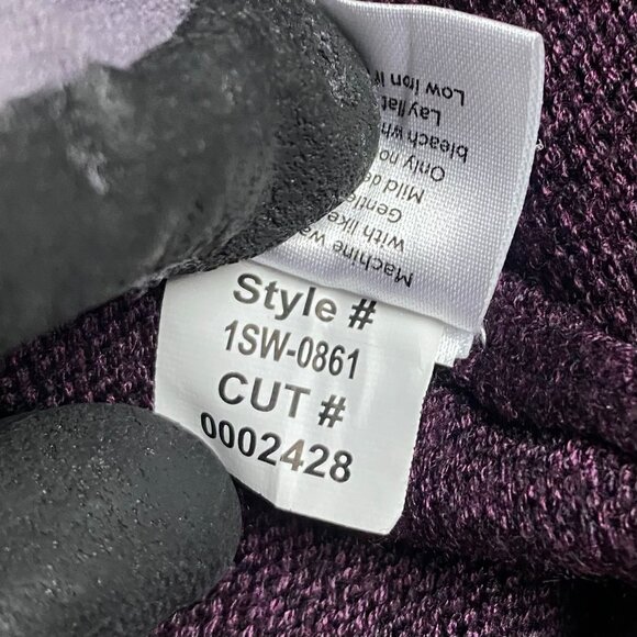 Mizzen Main 1/4 Zip Pullover Sweater Men's XL Purple Quarter Zip Mizzen + Main - Picture 8 of 11